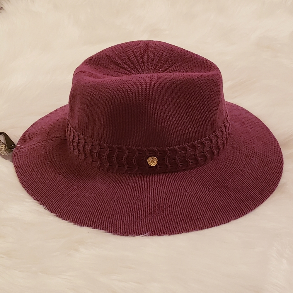 NWT Vince Cameto - Wide Brim Adjustable Hat Rose